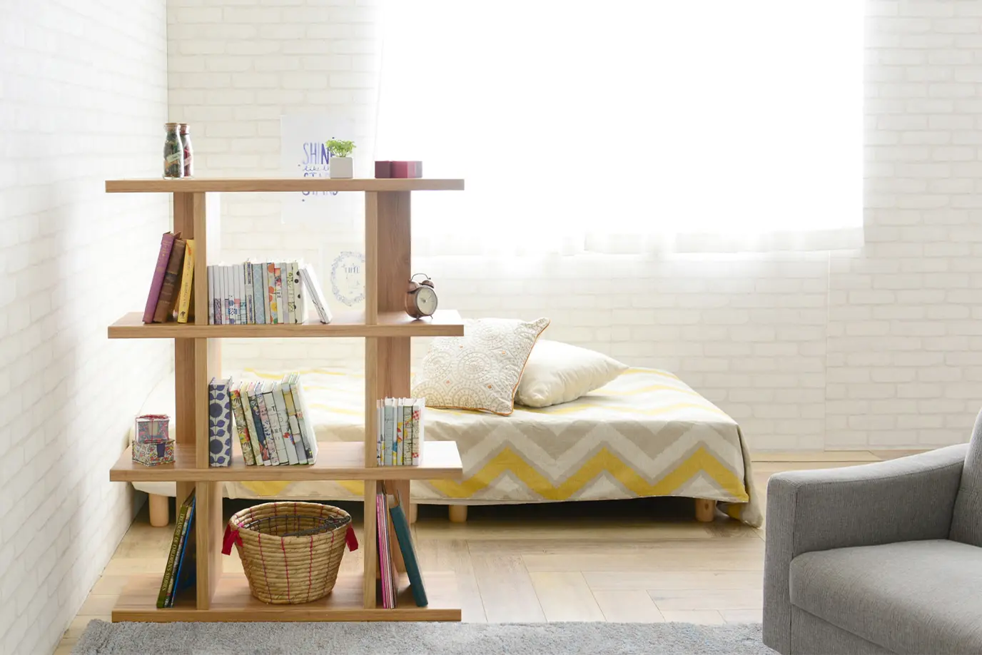 空きスペースを有効活用して読書空間を実現