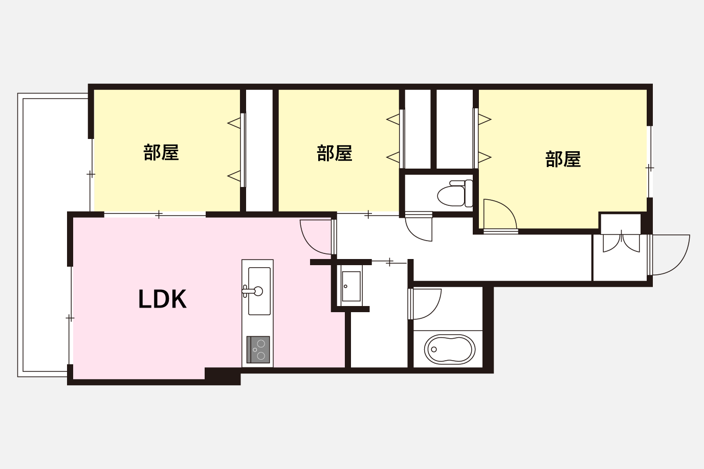 3LDKにインテリアや家具はどのように配置する？参考になるレイアウト